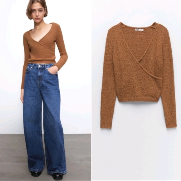 ZARA TEXTURED KNIT SWEATER - Picture 3 of 6